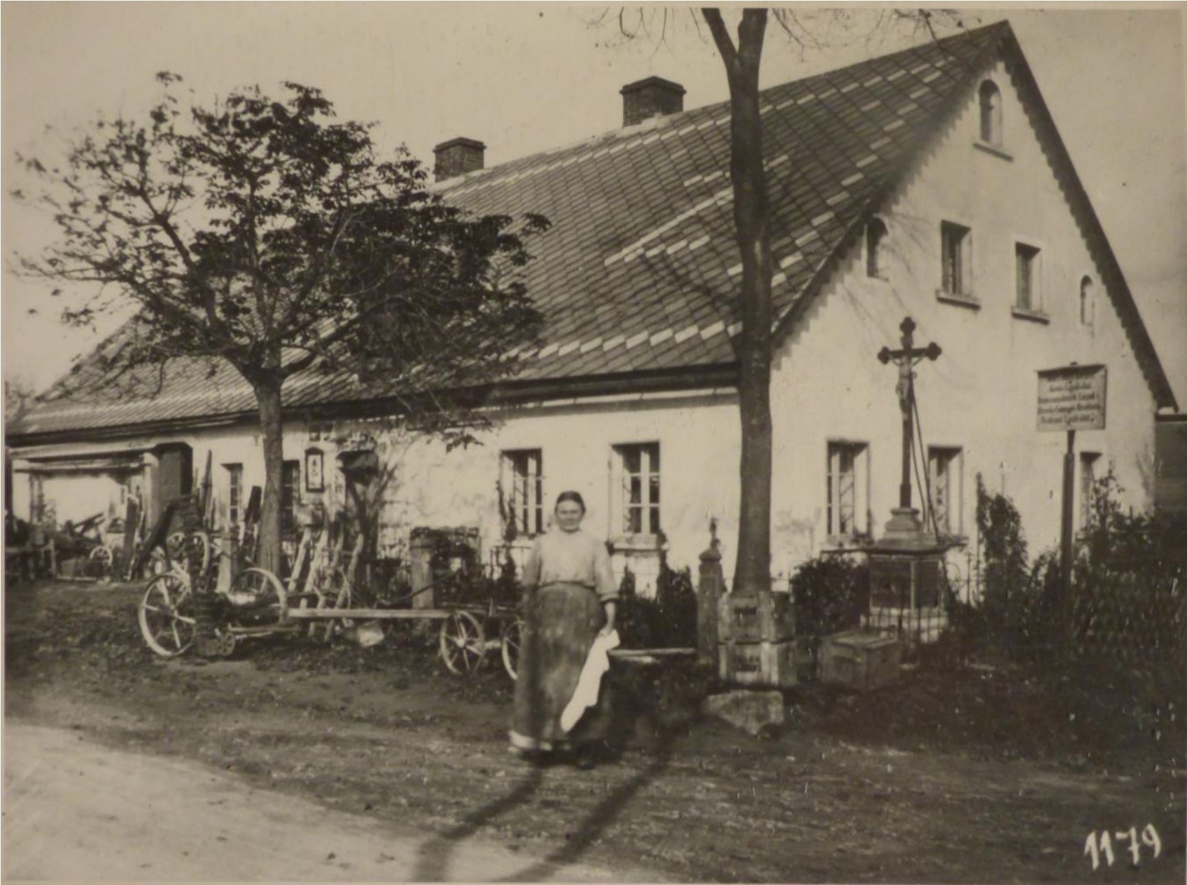 Elternhaus in Oberzieder im Jahr 1912 